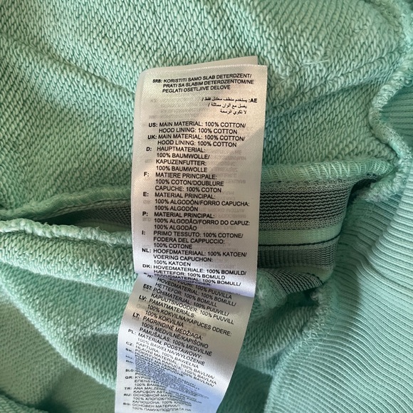 Adidas Atlanta United MLS Mint Hoodie | Men’s S | Quilted Hood Hidden Zip Pocket - Picture 10 of 12